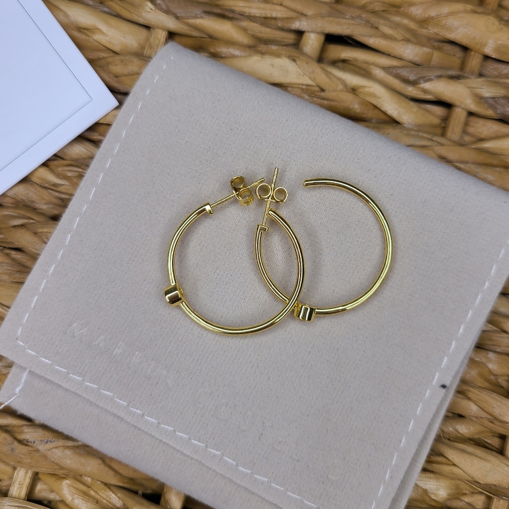 Marrin Costello | Mystique Hoop 14k Gold Plated Earrings